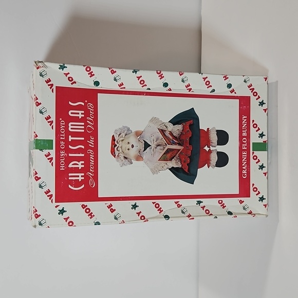 House of Lloyd VTG Christmas Around the World Grannie Flo Bunny Red Green - Picture 10 of 10